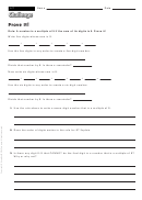 Prove It! - Math Worksheet With Answers Printable pdf