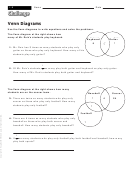 Venn Diagrams - Math Worksheet With Answers