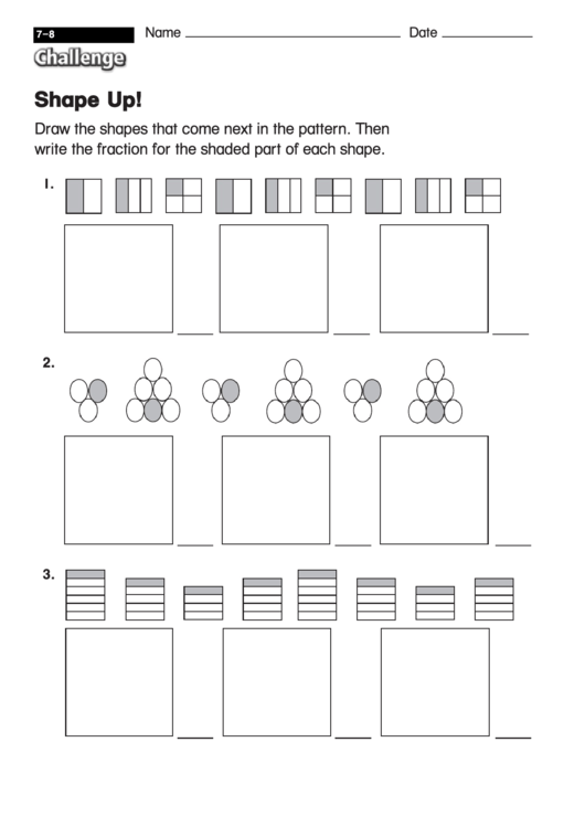 Shape Up! - Geometry Worksheet With Answers Printable pdf