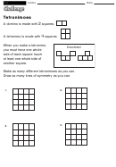 Tetronimoes - Geometry Worksheet With Answers