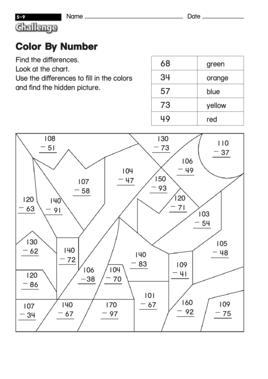 color-by-number-math-worksheet-with-answers-printable-pdf-download
