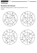Numbers-go-round - Math Worksheet With Answers
