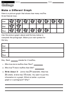 Make A Different Graph - Math Worksheet With Answers