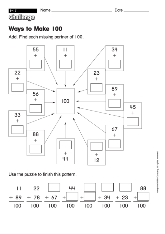 Ways To Make 100 Math Worksheet With Answers Printable Pdf Download