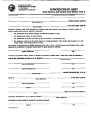Form Ftb 3564 - Authorization Of Agent - State Of California