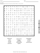 Level 5 Word Search Puzzle Template