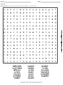 Level 5 Word Search Puzzle Template
