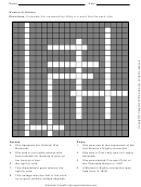 Women In History Crossword Puzzle Template