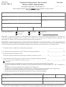 Virginia Form Tel-1 - Telework Expenses Tax Credit Reservation Application