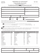 Virginia Form Itf - Application For International Trade Facility Tax Credit