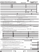 Short Form 540nr - California Nonresident Or Part-year Resident Income Tax Return - 2013