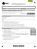 Fillable Form Mhpe - Mobile Home Park Exclusion - 2012 Printable pdf