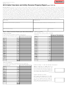 Form 3589 - Cable Television And Utility Personal Property Report - 2013