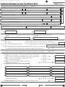 Form 540 C1 - California Resident Income Tax Return - 2013
