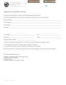 Form Ftb 3557 E - Application For Certificate Of Revivor