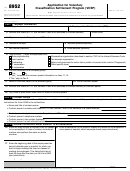 Fillable Form 8952 - Application For Voluntary Classification Settlement Program (Vcsp) Printable pdf