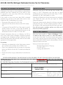 Form Mi-1041es - Michigan Estimated Income Tax For Fiduciaries - 2013