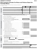 Form M11t - Insurance Premium Tax Return And Firetown Report For Township Mutual - 2014