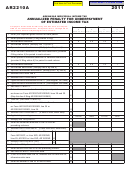 Form Ar2210a - Annualized Penalty For Underpayment Of Estimated Income Tax - 2011