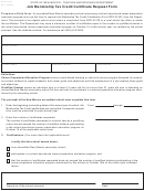 Form Rpd-41279 - Job Mentorship Tax Credit Certificate Request Form