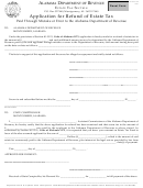 Application For Refund Of Estate Tax