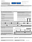 Form Tsd-10 - Application For Tax Clearance Certificate