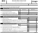 Form 8910 - Alternative Motor Vehicle Credit - 2013