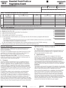 California Form 3811 - Donated Fresh Fruits Or Vegetables Credit - 2013