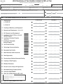 Form Nc-478 - North Carolina Summary Of Tax Credits Limited To 50% Of Tax - 2014