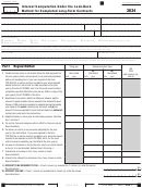California Form 3834 - Interest Computation Under The Look-back Method For Completed Long-term Contracts - 2013