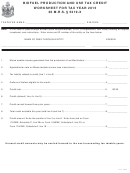 Maine Biofuel Production And Use Tax Credit Worksheet - 2015