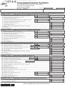Form Ct-3-T - Consolidated Franchise Tax Return - 2014 Printable pdf