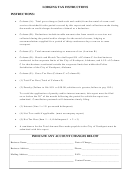 Lodging Tax Instructions Form