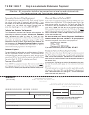 Form 500cp - Virginia Automatic Extension Payment