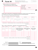 Form 44 - Wyoming Use Tax Return For Consumers & Non-licensed Vendors