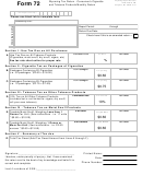 Form 72 - Wyoming Tax Return - Consumer's Cigarette And Tobacco Products Monthly Return