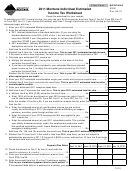Form Esw - Montana Individual Estimated Income Tax Worksheet - 2011