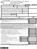Form Ct-3-b - Tax-exempt Domestic International Sales Corporation (disc) Information Return - 2014