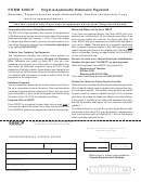 Form 500cp - Virginia Automatic Extension Payment
