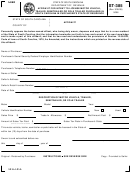 Form St-385 - Affidavit For Intent To License Motor Vehicle, Trailer, Semitrailer Or Pole Trailer Purchased In South Carolina In Purchaser's State Of Residence