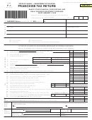 Fillable Form F-1 - Franchise Tax Return Banks, Other Financial Corporations, And Small Business Investment Companies Printable pdf