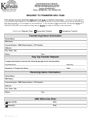 Form Abc-172 - Request To Transfer Keg Tags