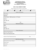 Form Abc 171 - Keg Tag Order Form