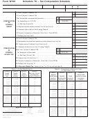 Form W706 - Schedule Tc - Tax Computation Schedule