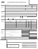Form Dp-146 - Non-Resident Personal Property Transfer Tax Return Printable pdf
