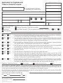 Form Ctp-200 - Application For Cigarette And Tobacco Products License