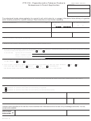 Form Ctp-134 - Cigarette And/or Tobacco Products Salesperson's Permit Application