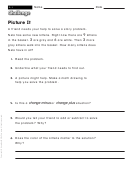 Picture It - Equation Worksheet With Answers Printable pdf