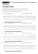 Drawing Snakes - Equation Worksheet With Answers