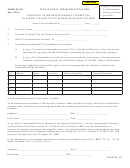 Form M-105 - Schedule Of Imported Foreign Cigarettes To Which Cigarette Tax Stamps Have Been Affixed